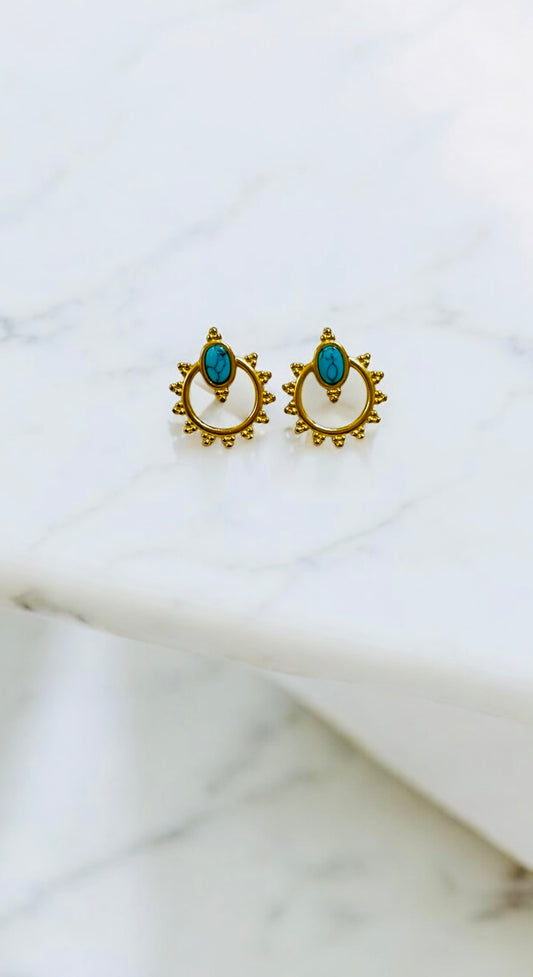 PENDIENTES TURQUESA